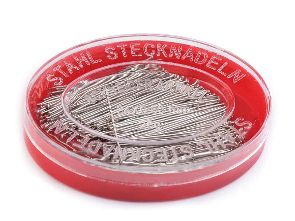 Box of headless pins