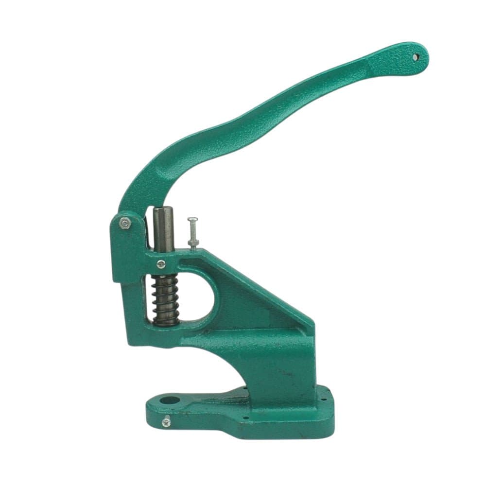 Manual press for metal rings second class