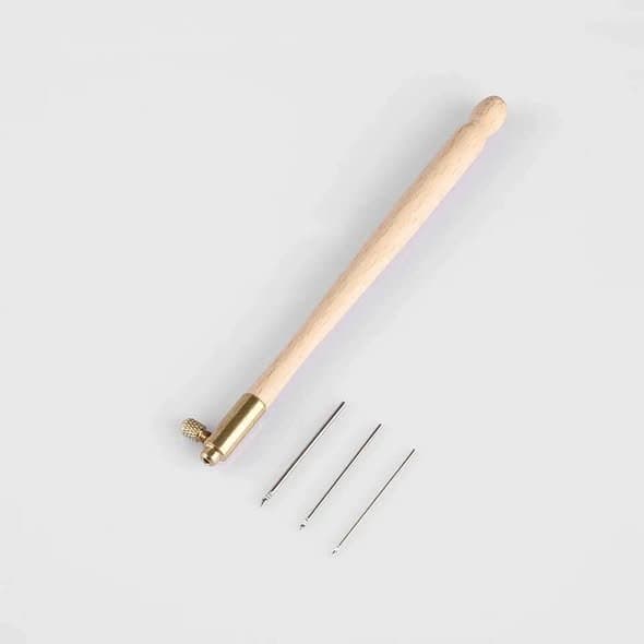 Bead embroidery needle, three sizes
