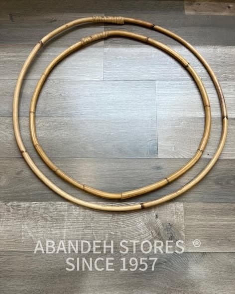 Bamboo wooden hoops