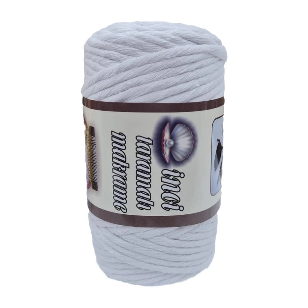 INCI Pearl Macrame Thread 5mm Combed