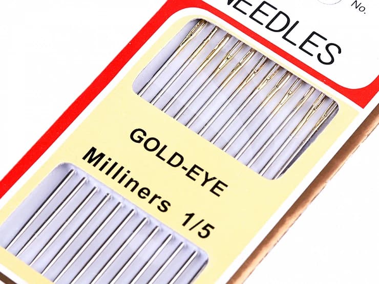 إبر تحديد العيون الذهبية 1/5 12 إبرة