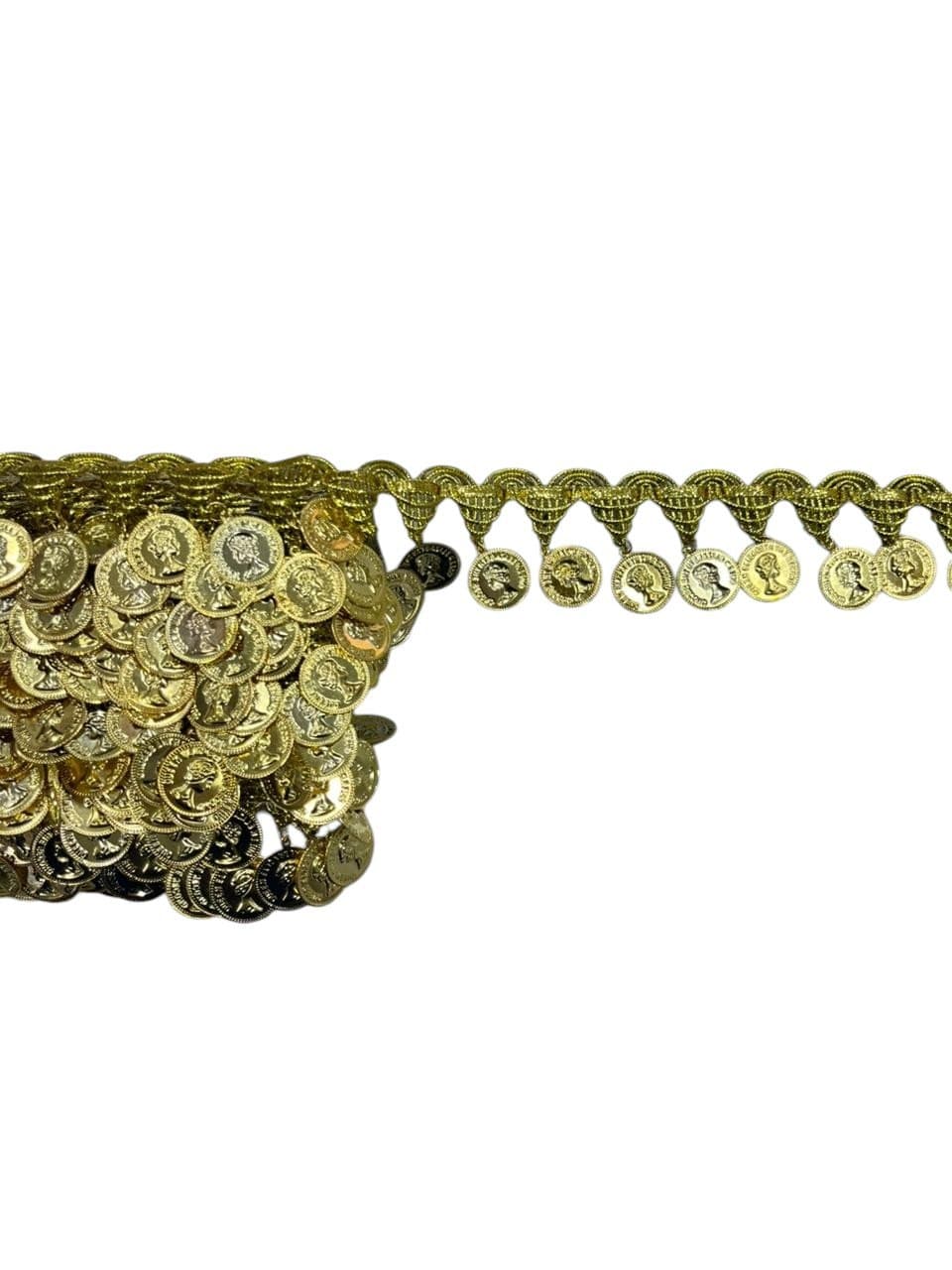 شريط ليرات ذهبية كبير