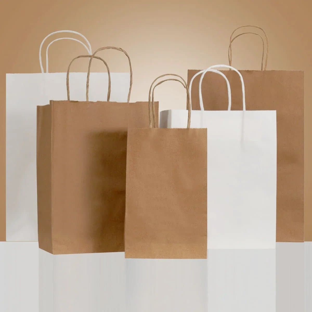 اكياس كرتون بعدة احجام