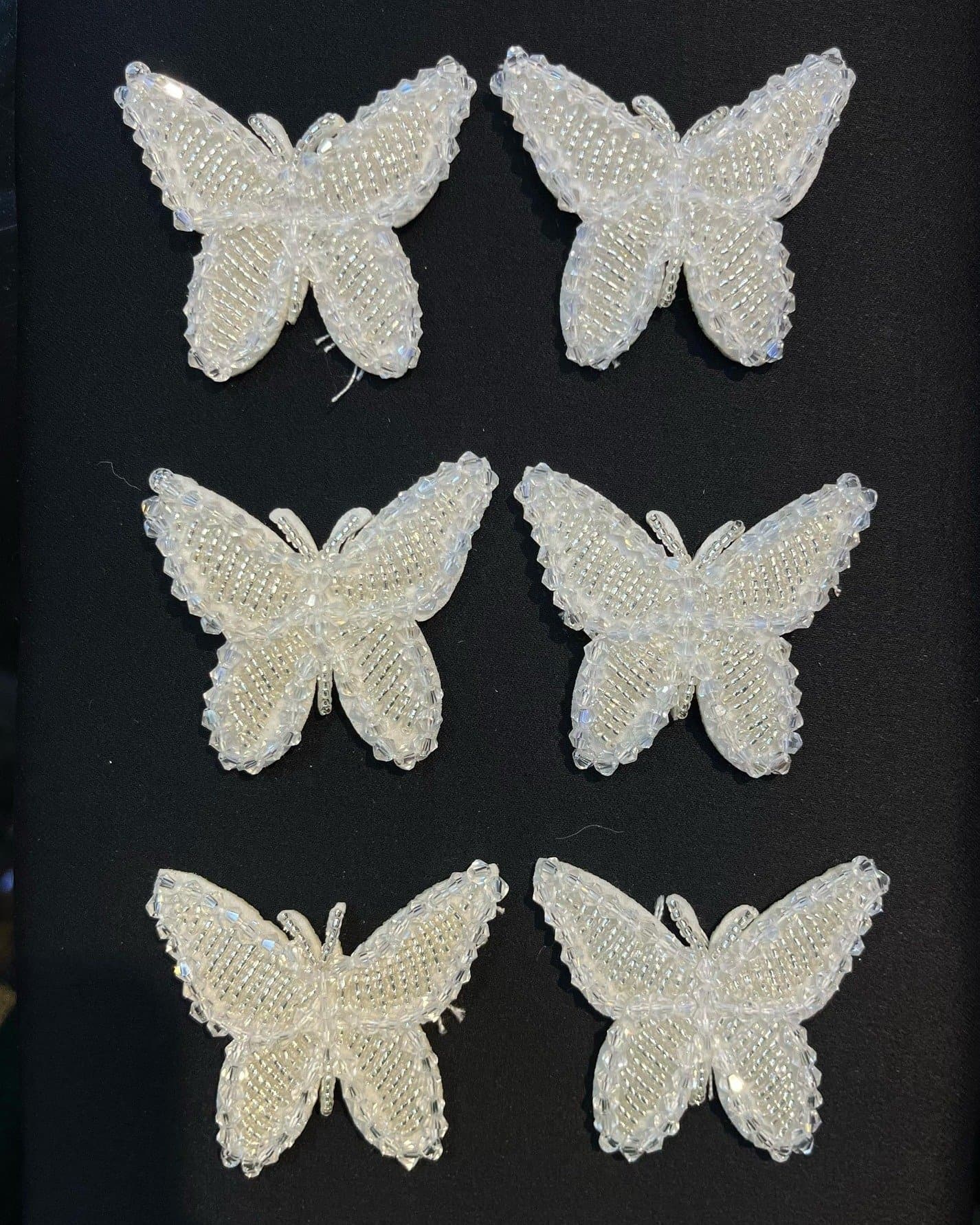 Crystal butterfly bead cutting 3D crystal cane